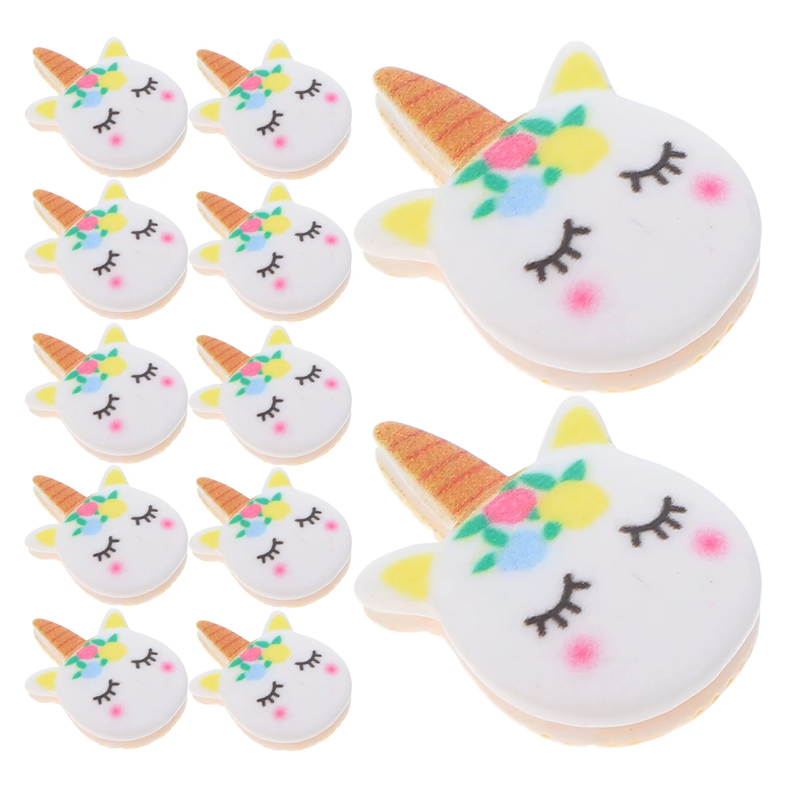 

50pcs Chest Pin Diy Accessories Cartoon Shape Metal Craft For Kids Handmade Brooch Hair Rope Headdress Material Decorative