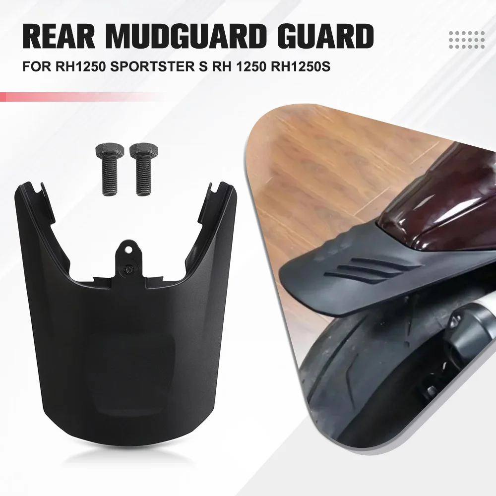 

Rear Tire Hugger Fender Mudsling Mudguard Mudflap Mud Flap Splash Guard For Sportster S RH1250 S 2021-2022 2023 2024 RH1250 S