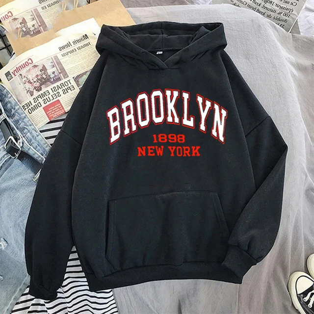 Brooklyn Hoodie Men Fashion Hoodie Kids Hip Hop Hoodies Women Sweatshirts Boy Coats New York Sweats Men\'s Clothing Letter