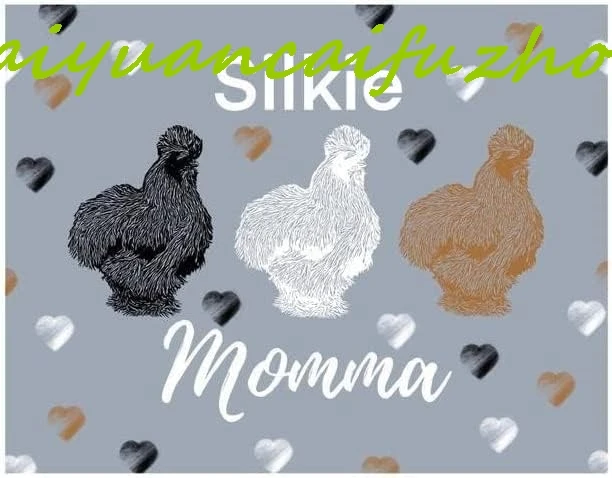 Silkie Momma Vintage Metal tin Sign Art Plaque Wall Decor Look Funny Gifts for Home Kitchen Garage Bathroom Farm Garden Bar Cafe