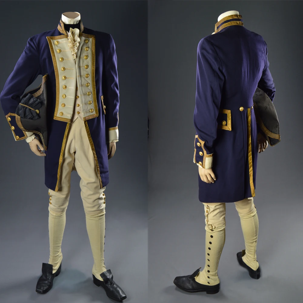 

Movie That Hamilton Woman Cosplay Victorian Costume Lord Horatio Nelson Jacket Pants Medieval Suit Gothic Ball Gown Uniform