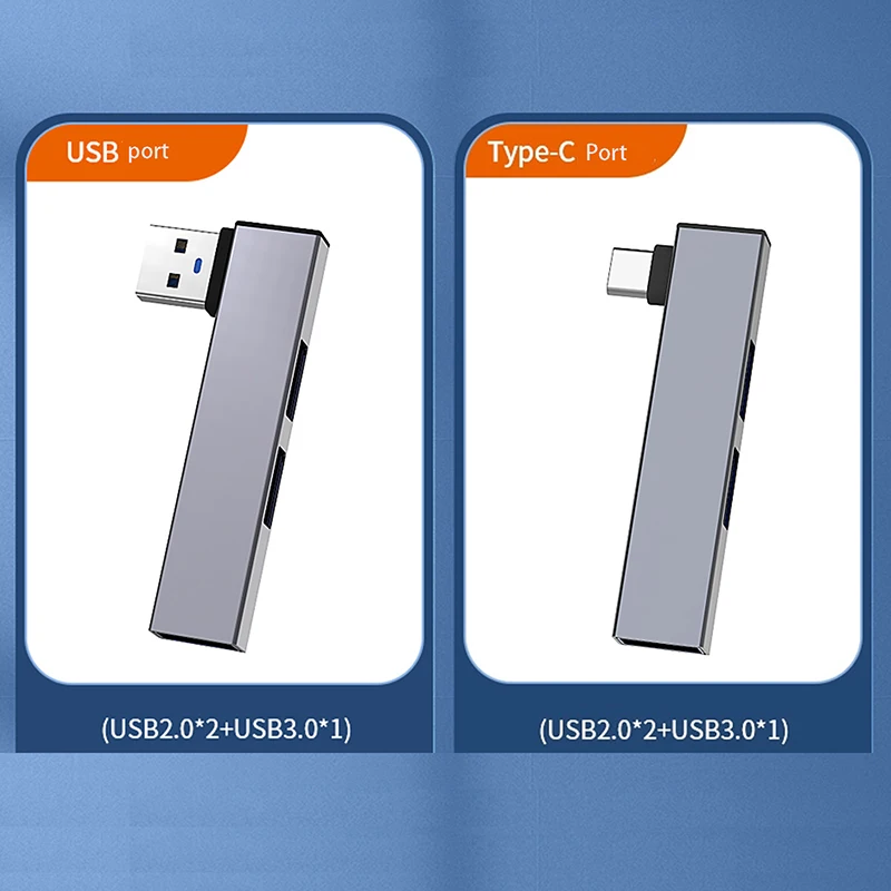 Type-C USB ハブ ラップトップ PC サイドエルボケーブルスプリッター マルチポート USB 3.0 コンバーター充電ドックデータ転送拡張アダプター