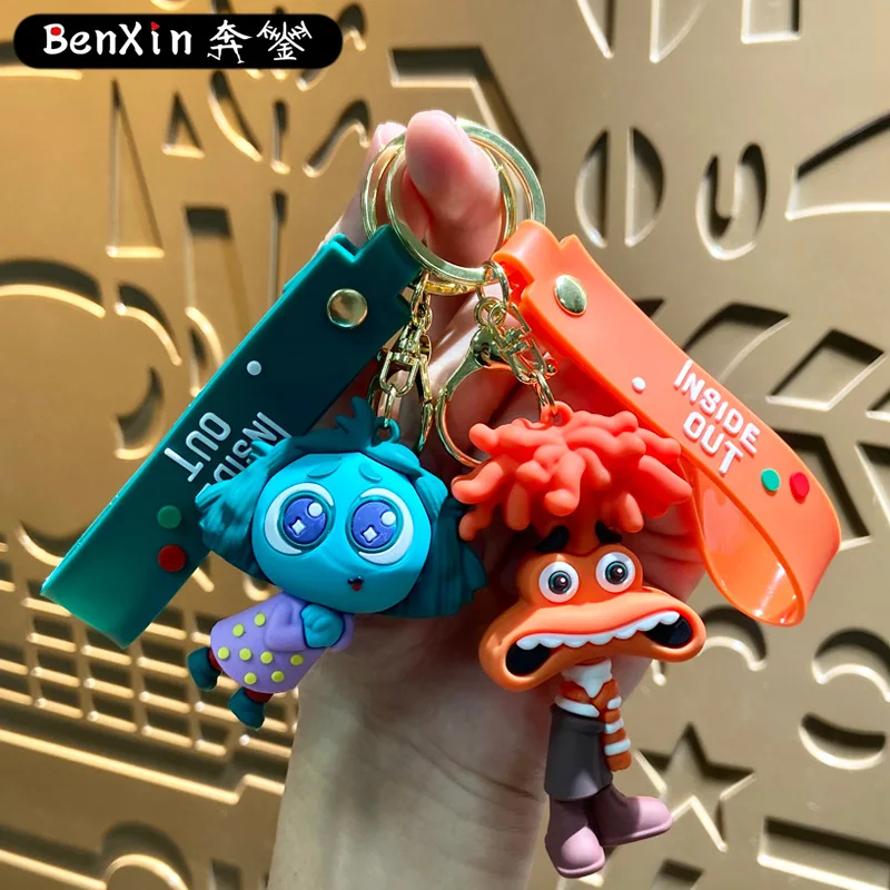 

Minso cute doll keychain bag pendant, cartoon couple car key chain pendant, exquisite small gift