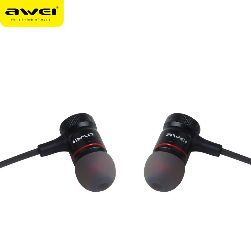 Awei ES-30/50/70TY Wired Earphone For iphone Samsung Xiaomi Earbuds Stereo Headset With Micr Metal In Ear Super Bass Earphones