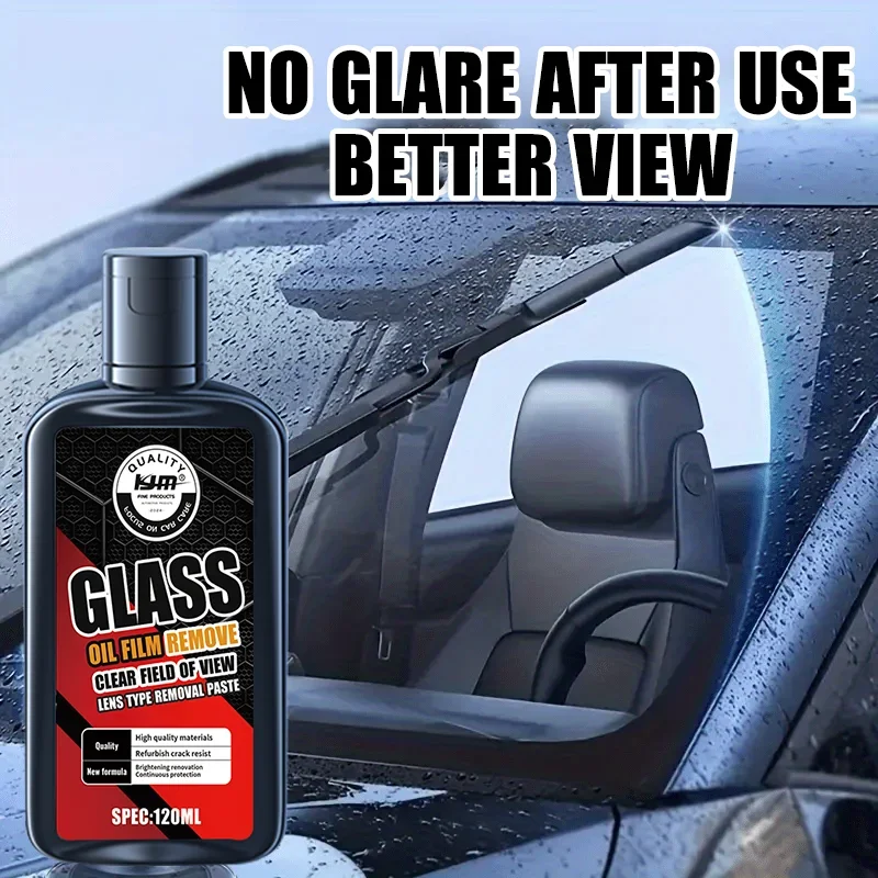 Glass oil film paste, automotive windshield retreader, long-term protection, clearer vision, traceless brightness