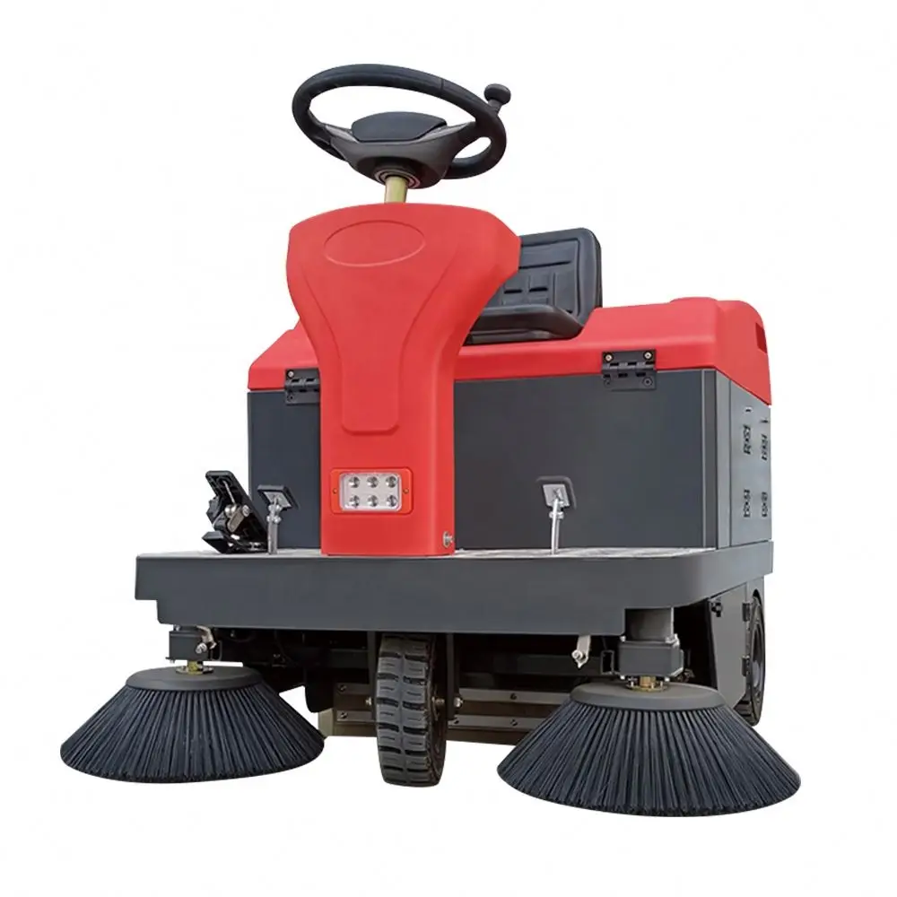 

Industrial Working 4 Hours Sweeping Width 1400mm Road Cleaning Electric Street Ride on Collector Loader Sweeper