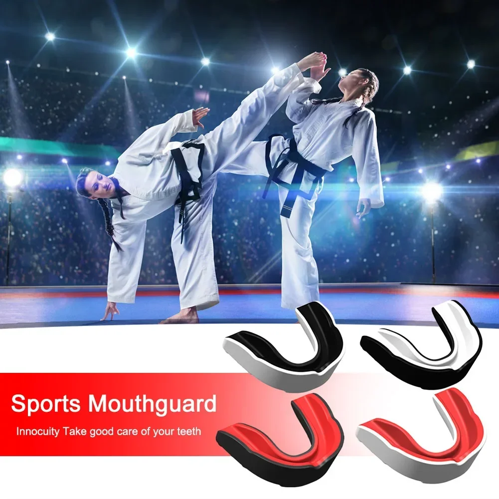 Boxing Gum Shield Mouth Guard Combat Sports Mouth Guards For Adult Kids Taekwondo Boxing Football Karate Teeth Protectors