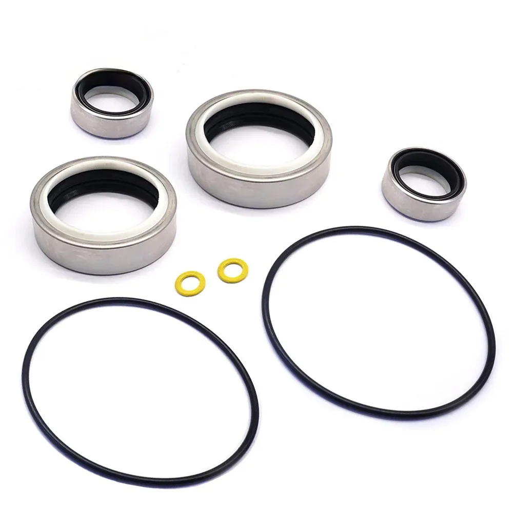 

2 Set Oil Seal Drain Fill Washer Gasket For Mercruiser Stern Drive BRAVO 3 Lower Unit Seal Gearcase Kit 26-861694 25805331