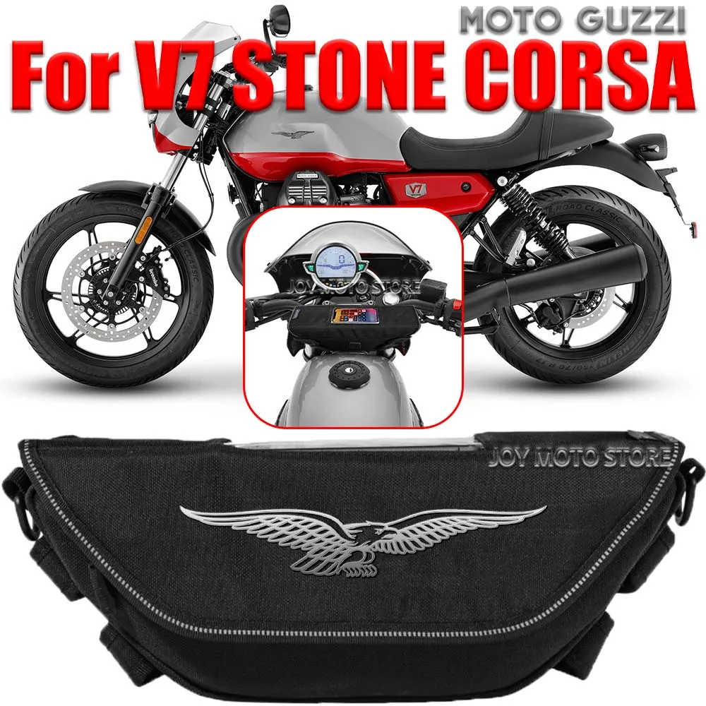 

For Moto Guzzi v7 stone corsa Motorcycle accessories tools bag Waterproof And Dustproof Convenient travel handlebar bag