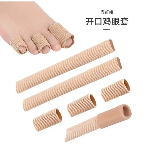 Toe Cushion Fabric Toe Tubes Finger Fabric Protector for Corns Blisters Calluses and Hammer Toes Foot Care Personal Health Care