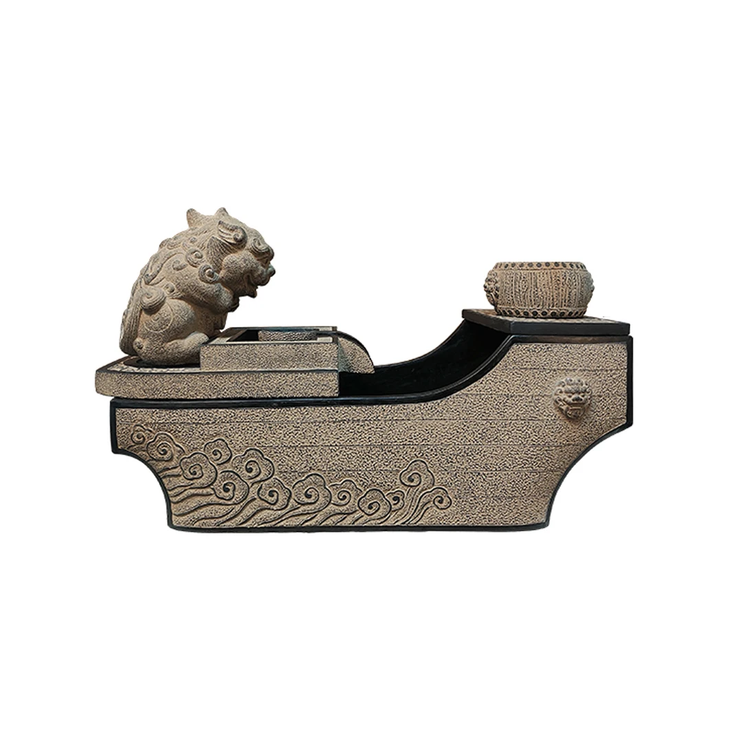 Shunfeng Shunhui Circulating Water Ornaments Chinese-style Desktop Lucky Office Landscape Decoration