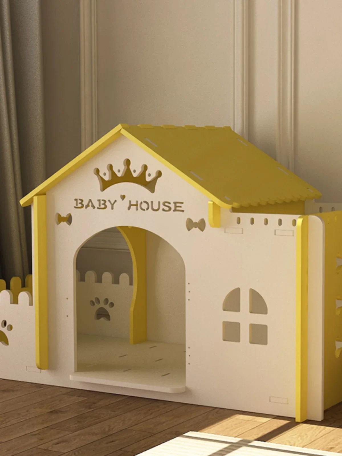 Dog House Indoor Villa Waterproof Demolition and Cleaning Cat Delivery Room Pet Pregnancy Pet House Teddy Yorkshire