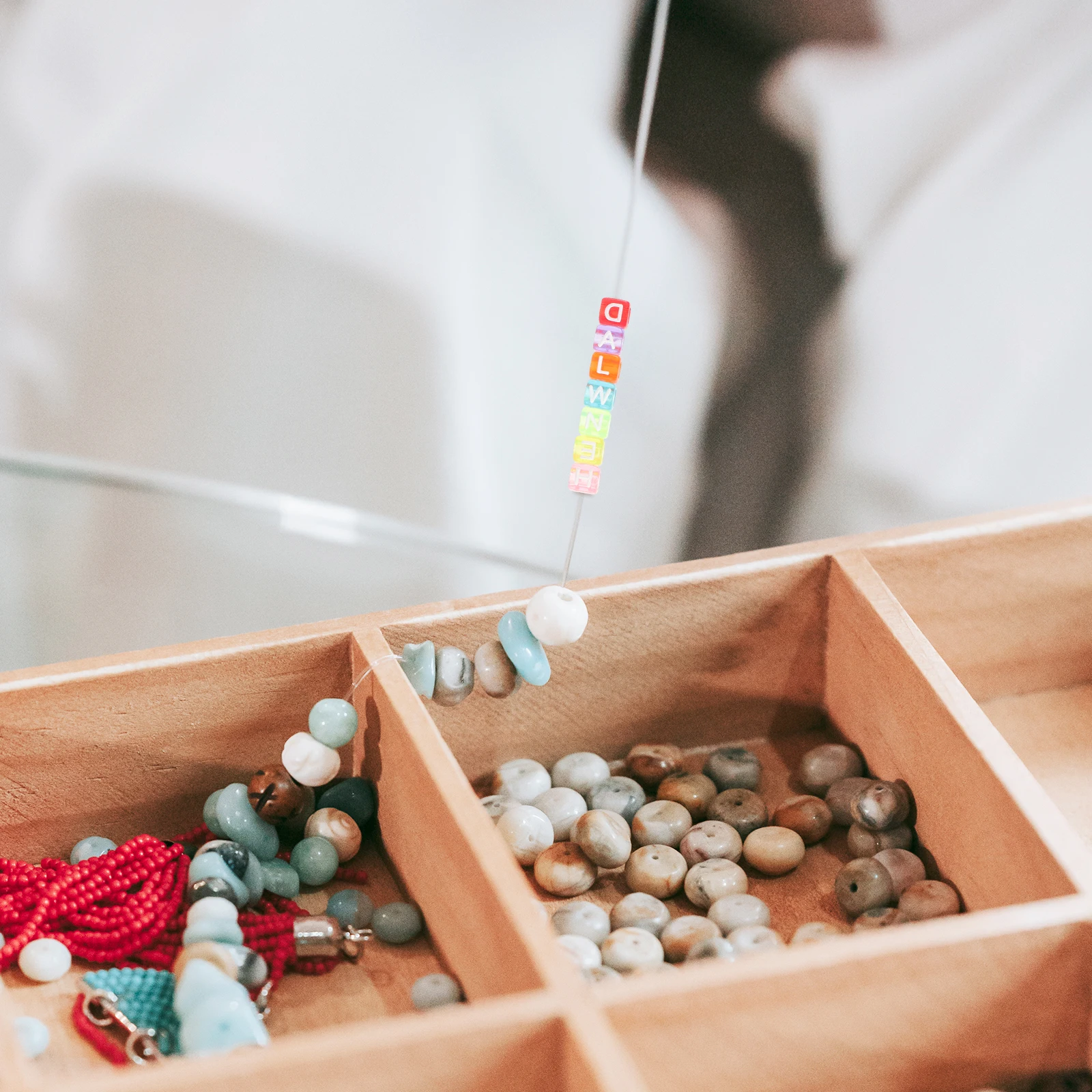 

50Pcs Colorful Alphabet Acrylic Letter Beads DIY Jewelry Crafts Beads for Bracelets Necklaces Accessories Supplies