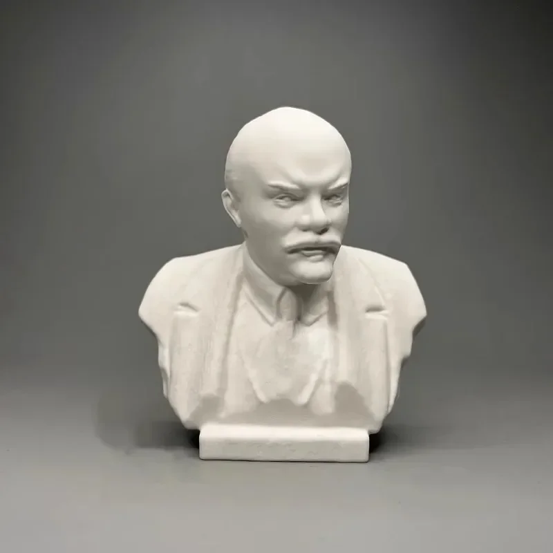 Lenin's Great Man Gypsum Statue Art Sculpture Desktop Decoration Advanced Bookshelf Wine Cabinet Decoration Birthday Gift