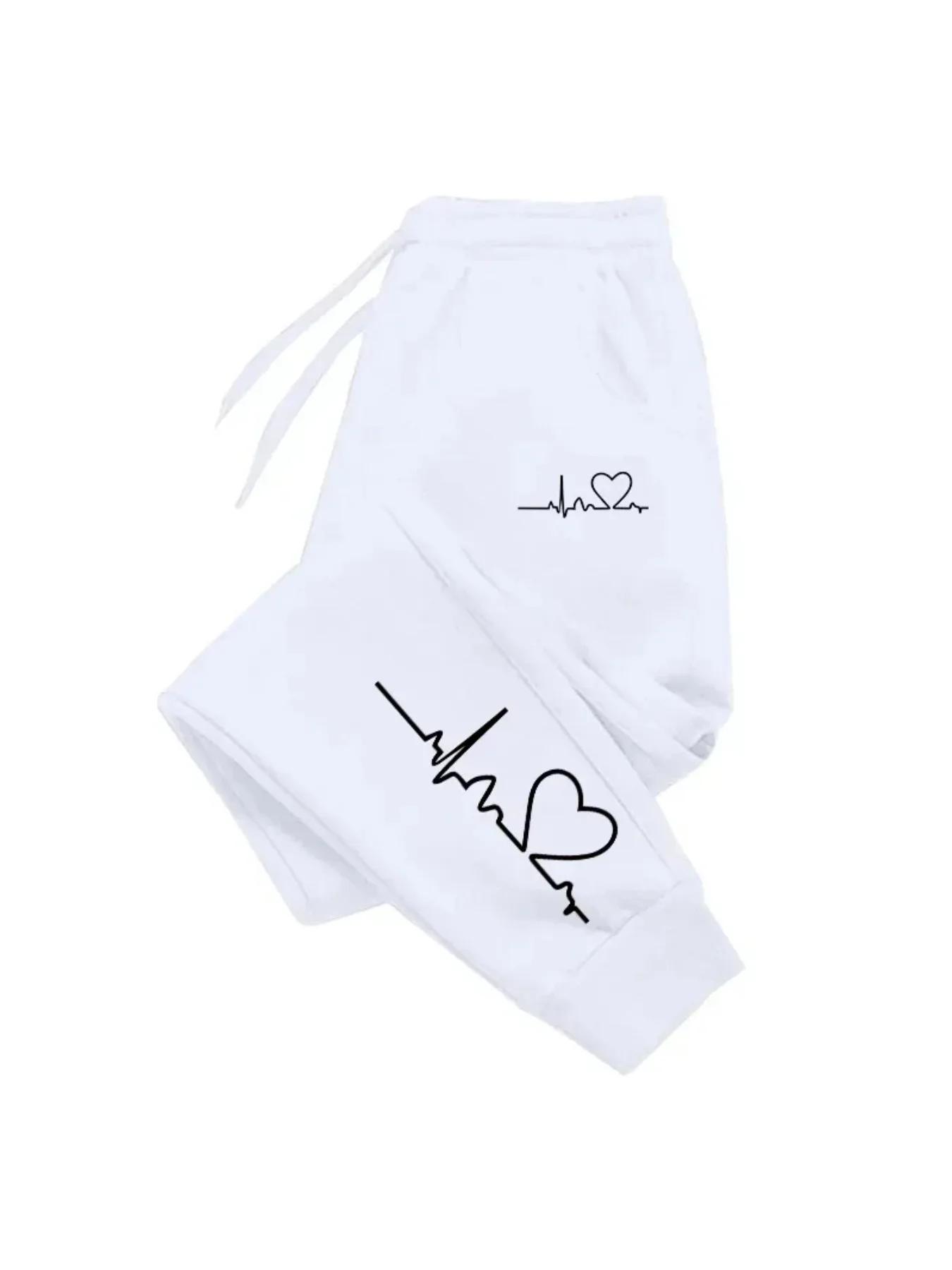 سراويل نسائية سراويل غير رسمية سراويل يومية سراويل لياقة بدنية مطبوعة على شكل قلب سراويل رياضية للركض في الشارع #3