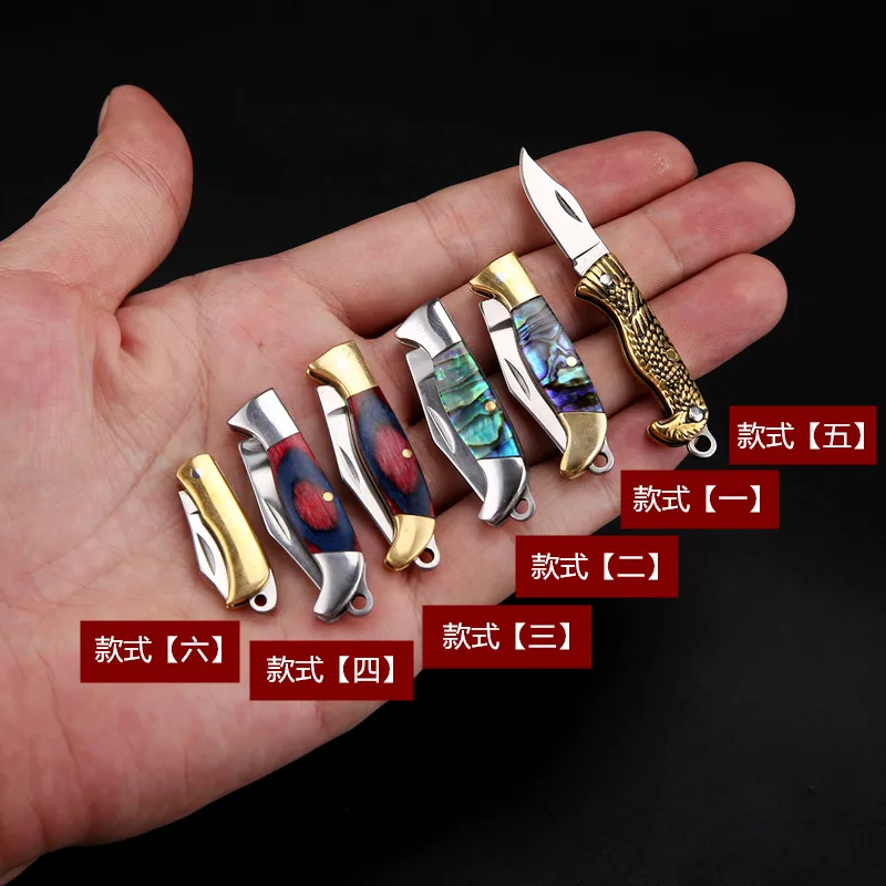 Pocket-sized Express Knife, Mini Travel Knife, Parcel Cutting Tool, Keychain Clip, Compact Folding Knife