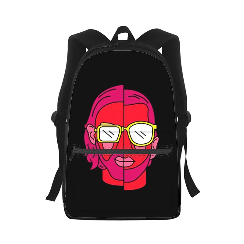 PNL-Sac à dos Hip Hop pour hommes et femmes, impression 3D, sac d'école pour étudiants, sac à dos pour ordinateur portable, sac initié au voyage pour enfants, mode