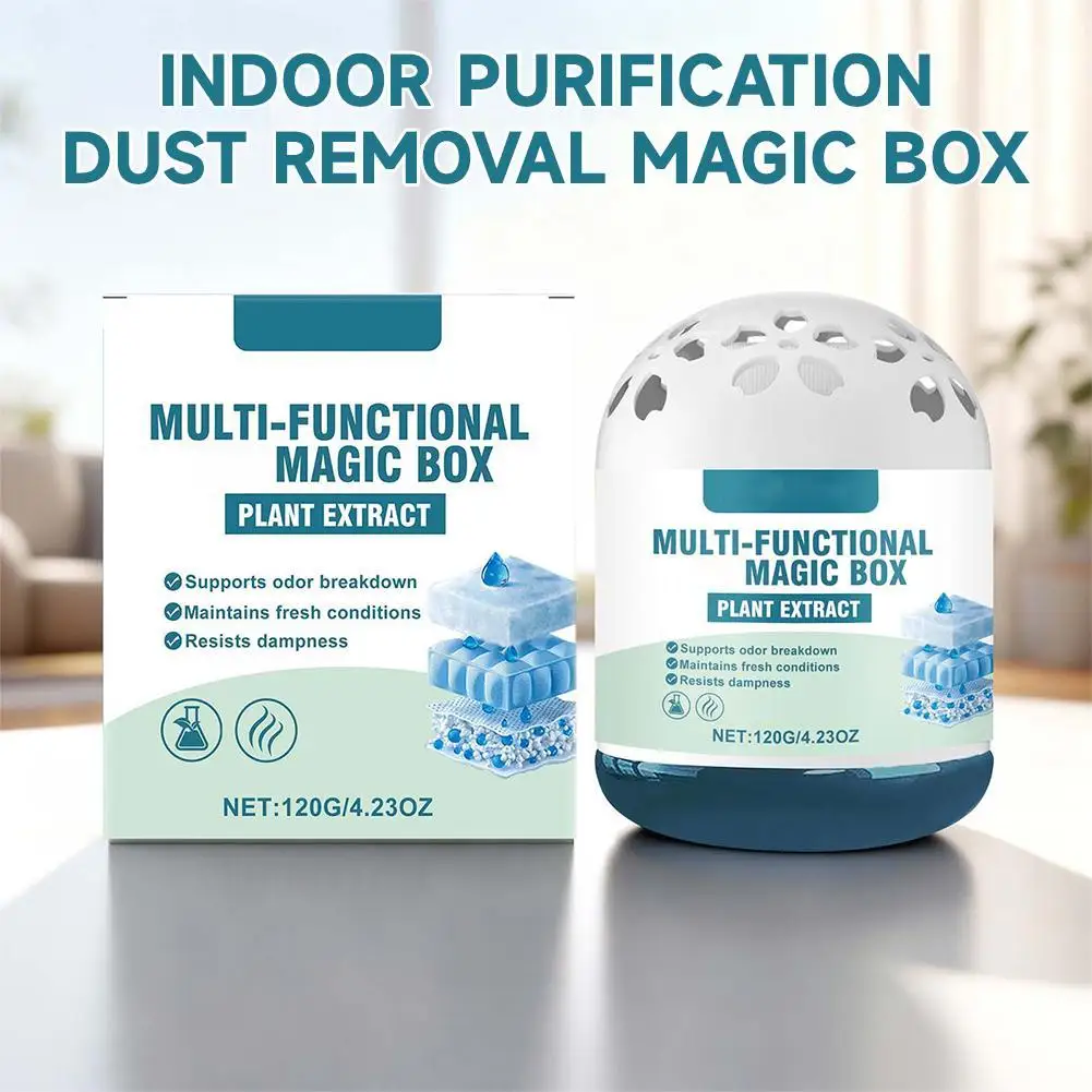 

Indoor Air Purification Dust Removal Magic Box Automatic Air Magic Long-lasting Fresh Air Purifier Adsorption Odor Eliminator