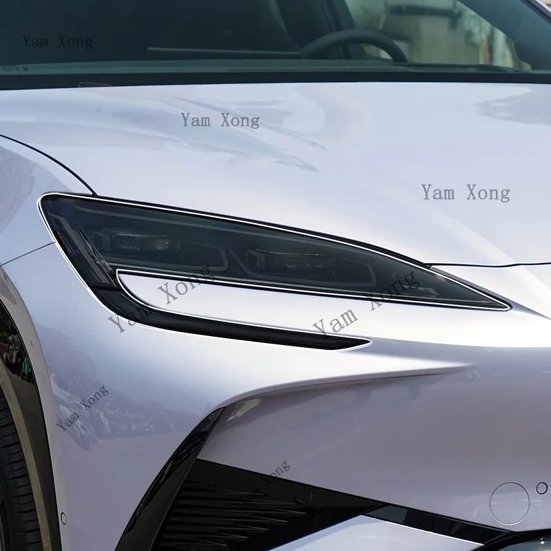 

For BYD Sealion 07 EV 2024 2025Car instrument Navigation condition Headlight Protective Film Front Lamp Smoked Black TPU Sticker