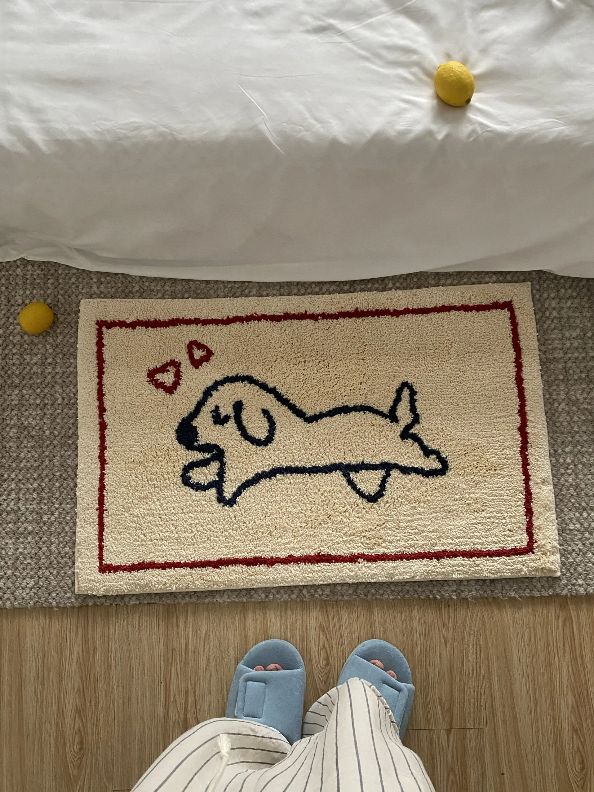滑り止め浴室カーペットペット犬吸収性植毛フロアマット長方形ホームデコレーションラグ韓国風洗濯機で洗える