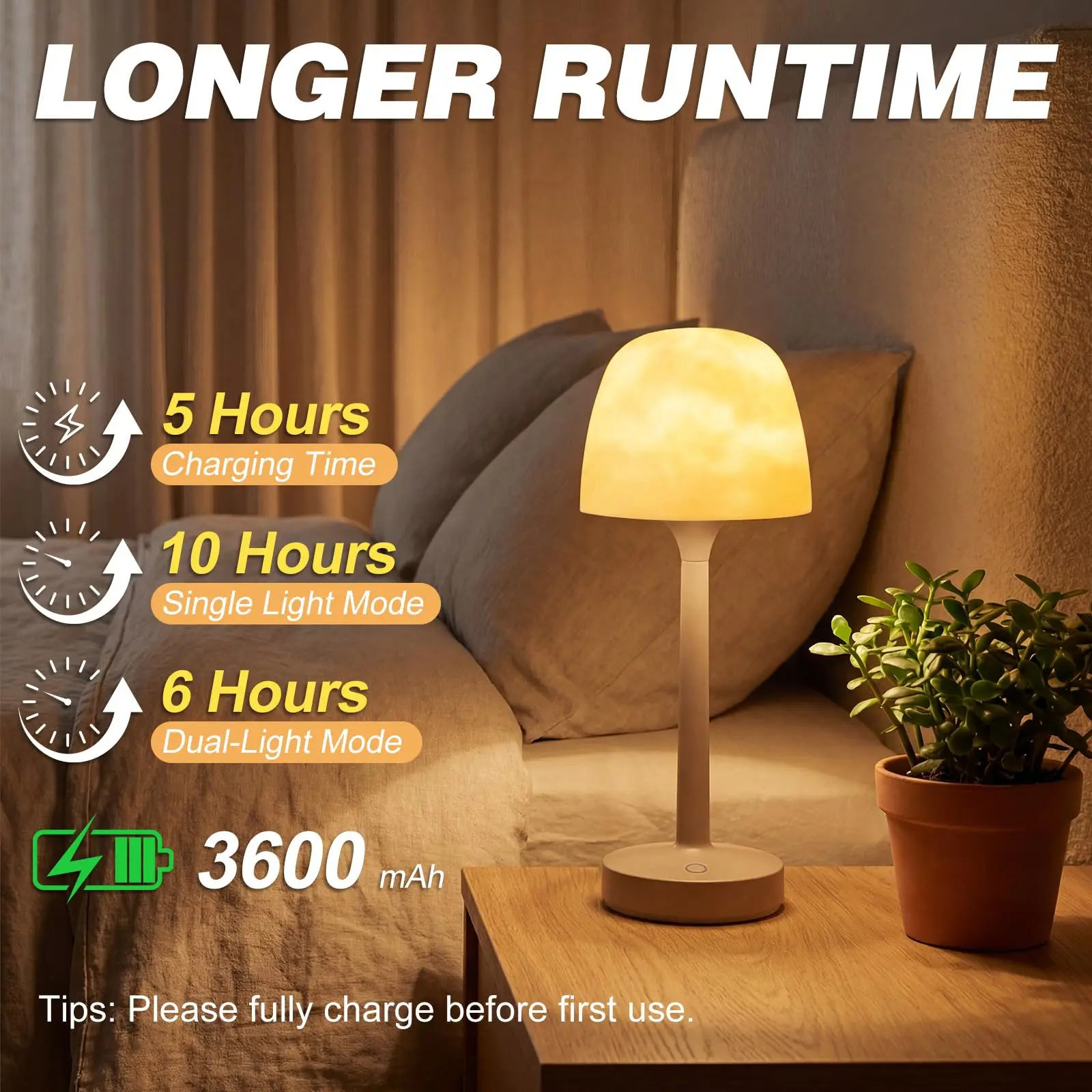 

16-Color RGB Table Lamp Nordic Mood Light Double-Layer Lampshade For Bedrooms Bathrooms Home Offices Living Rooms and Home Decor