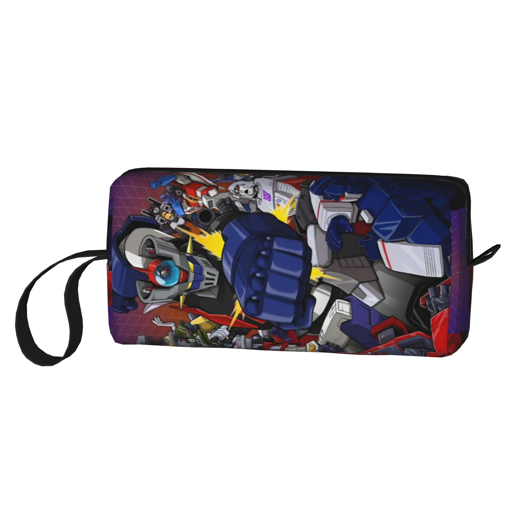 

Custom Anime Super Robot Cosmetic Bag Women Kawaii Big Capacity Mazinger Z Makeup Case Beauty Storage Toiletry Bags