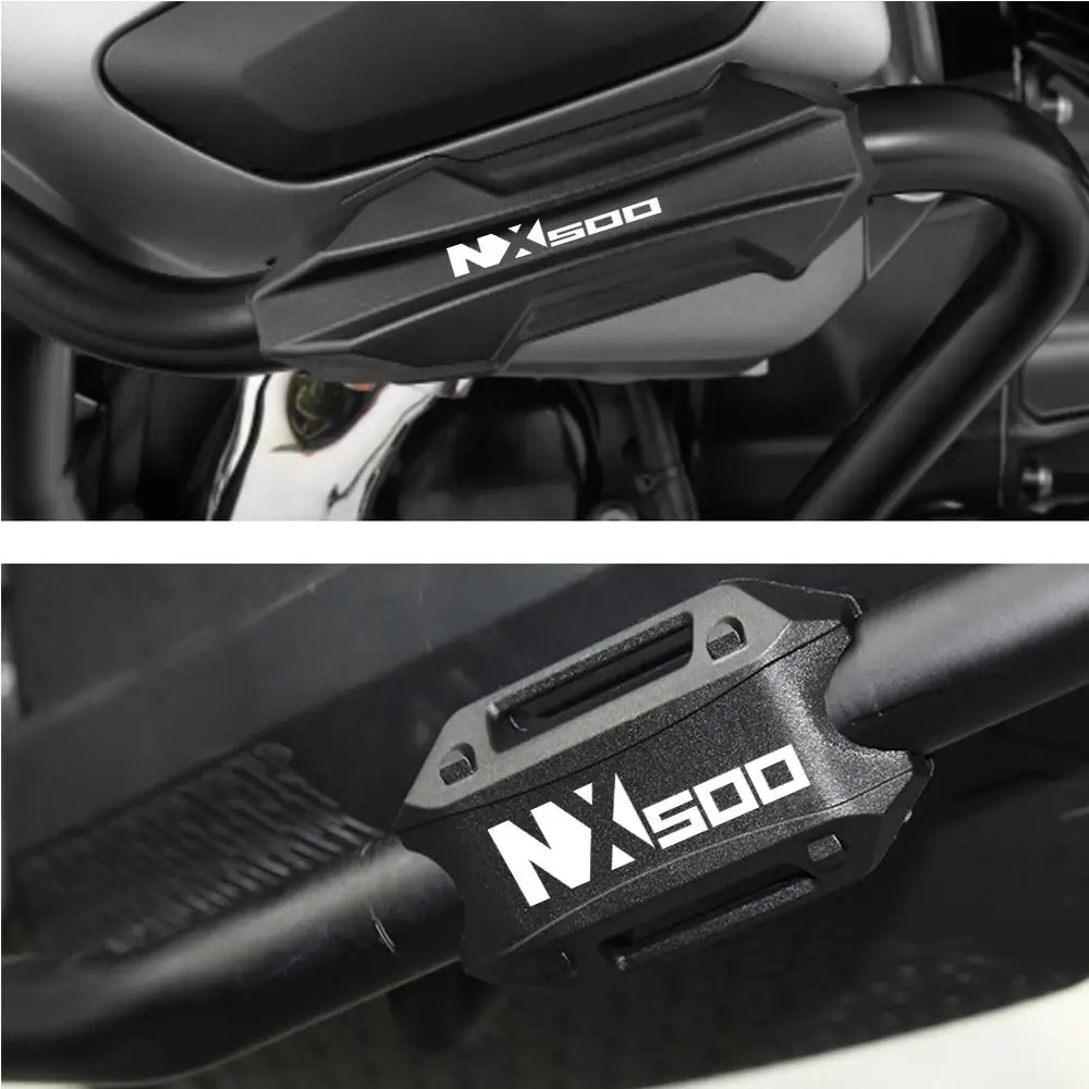 

2023 2024 Motorcycle Accessories Engine Guard Crash Bar Bumper Protector Decorative Block FOR HONDA NX500 NX 500 2023 2024 2025