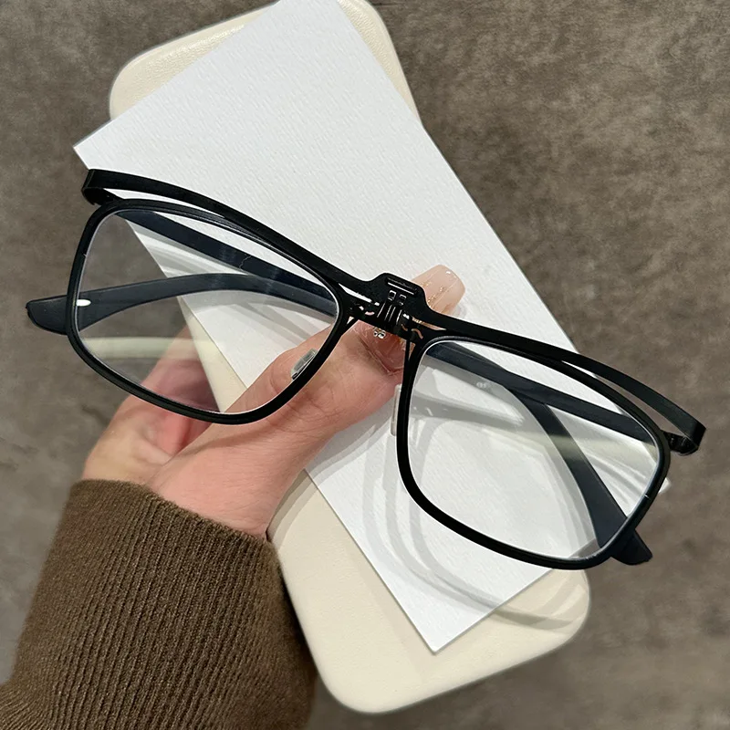2025, neue Flip-Top-Lesebrille, Mann und Frau, quadratisch, Retro-blockierend, blaues Licht, Leser, Unisex, vielseitige Brille, Anti-Blulet,