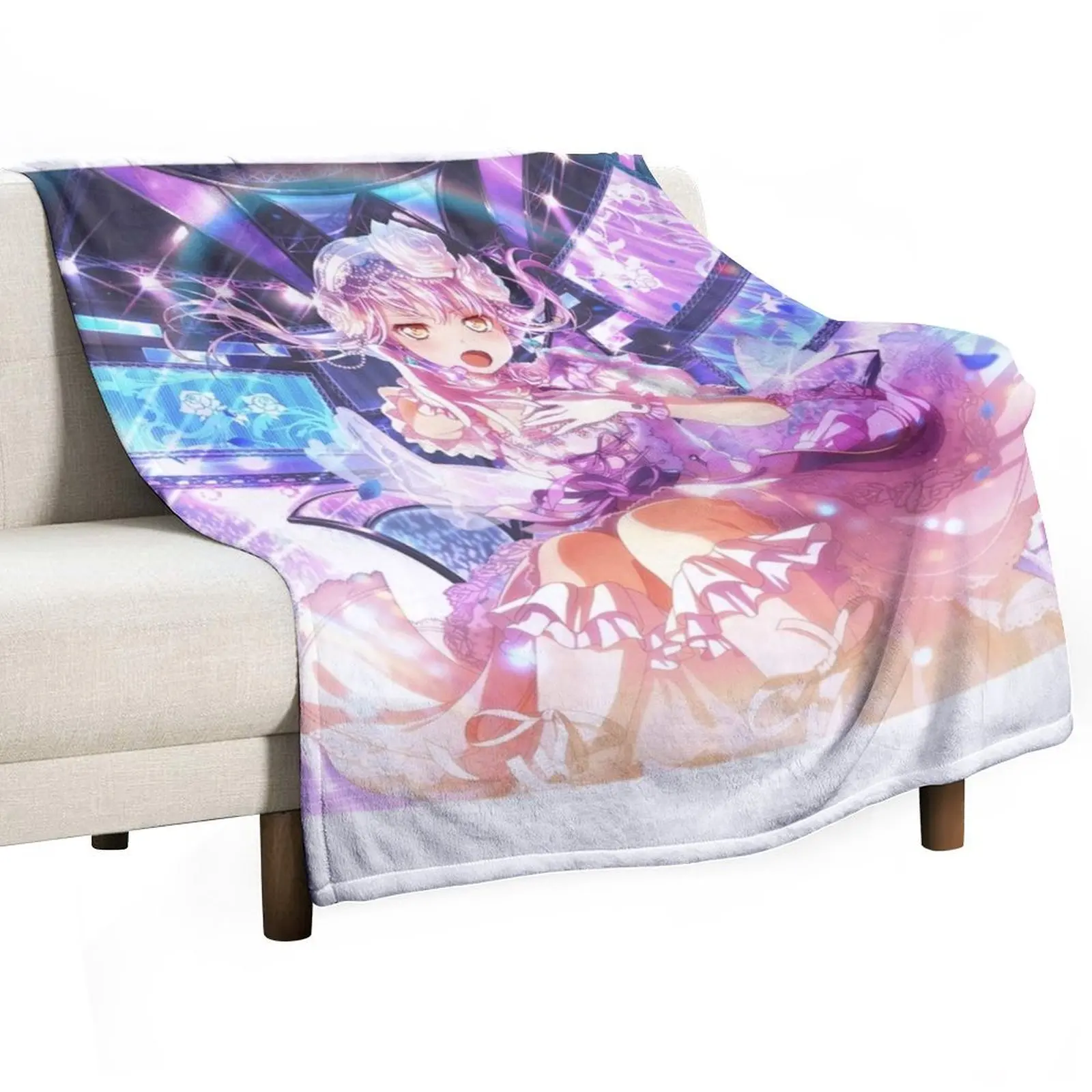 Yukina Minato - Power - Reaching Greater and Greater Heights Throw Blanket Decorative Sofas Furrys Heavy Blankets