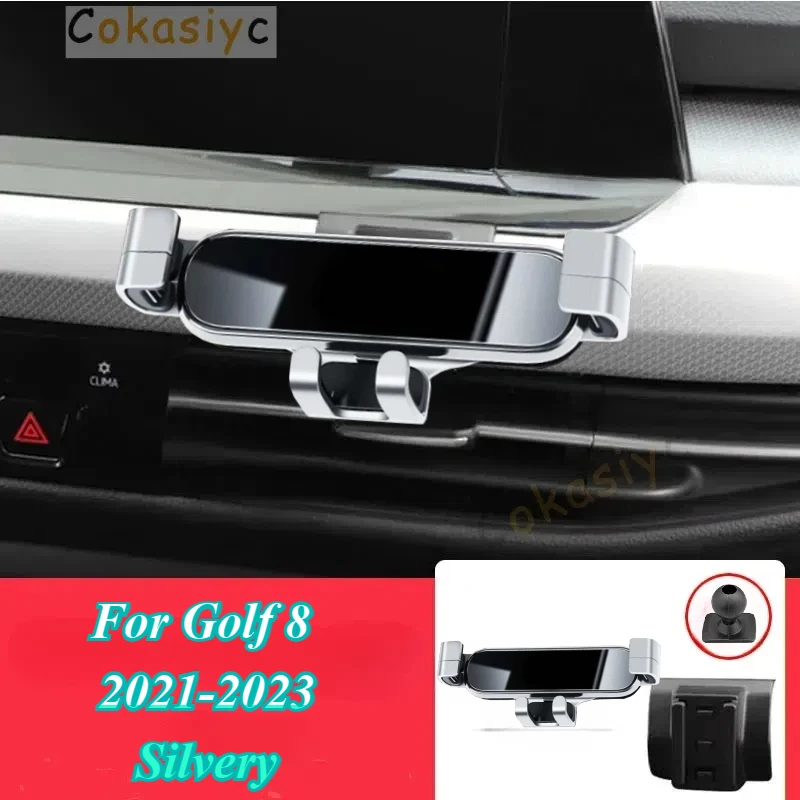 

Держатель мобильного телефона для Volkswagen Golf MK8 8 2021-2023, специальный базовый кронштейн, регулируемое зеркало, поддержка GPS, автомобильные аксессуары