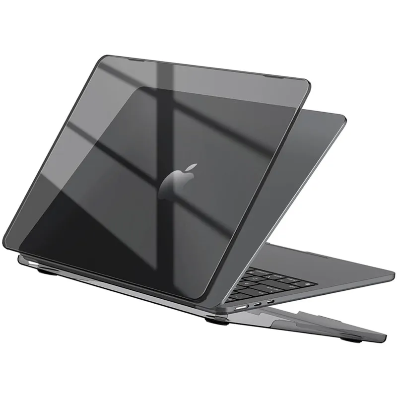 Black Clear Laptop Case for Macbook Neo 2026 Air 13.6 M4 15 M3 Hard Cover for Mac Book Pro 13 M1 Chip M2 12 14 16 M5 Hard Sleeve