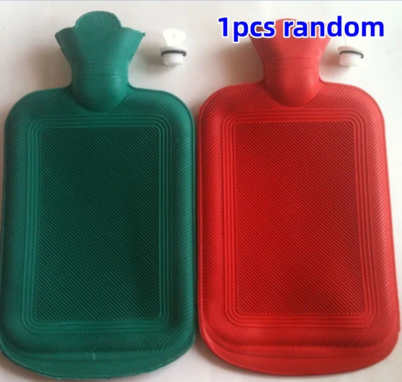 1Pcs Random Thick Rubber Hot Cold Water Bottle Bag Warmer Relaxing Heat Therapy
