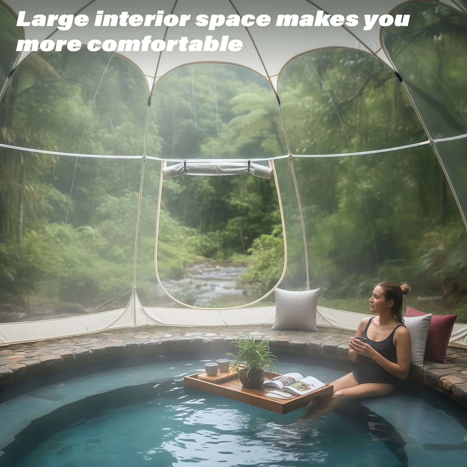 Pop‑up Clear Dome Bubble Tent, - đánh giá và giá Outdoor Adventure Dome Shelter