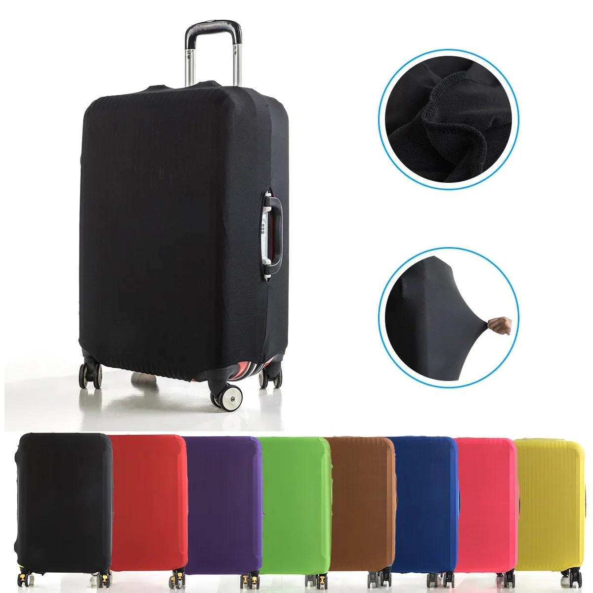 Copertura per bagagli in tessuto elasticizzato protezione per valigia custodia antipolvere per bagagli custodia per valigia adatta da for18-32 pollici Organizer da viaggio