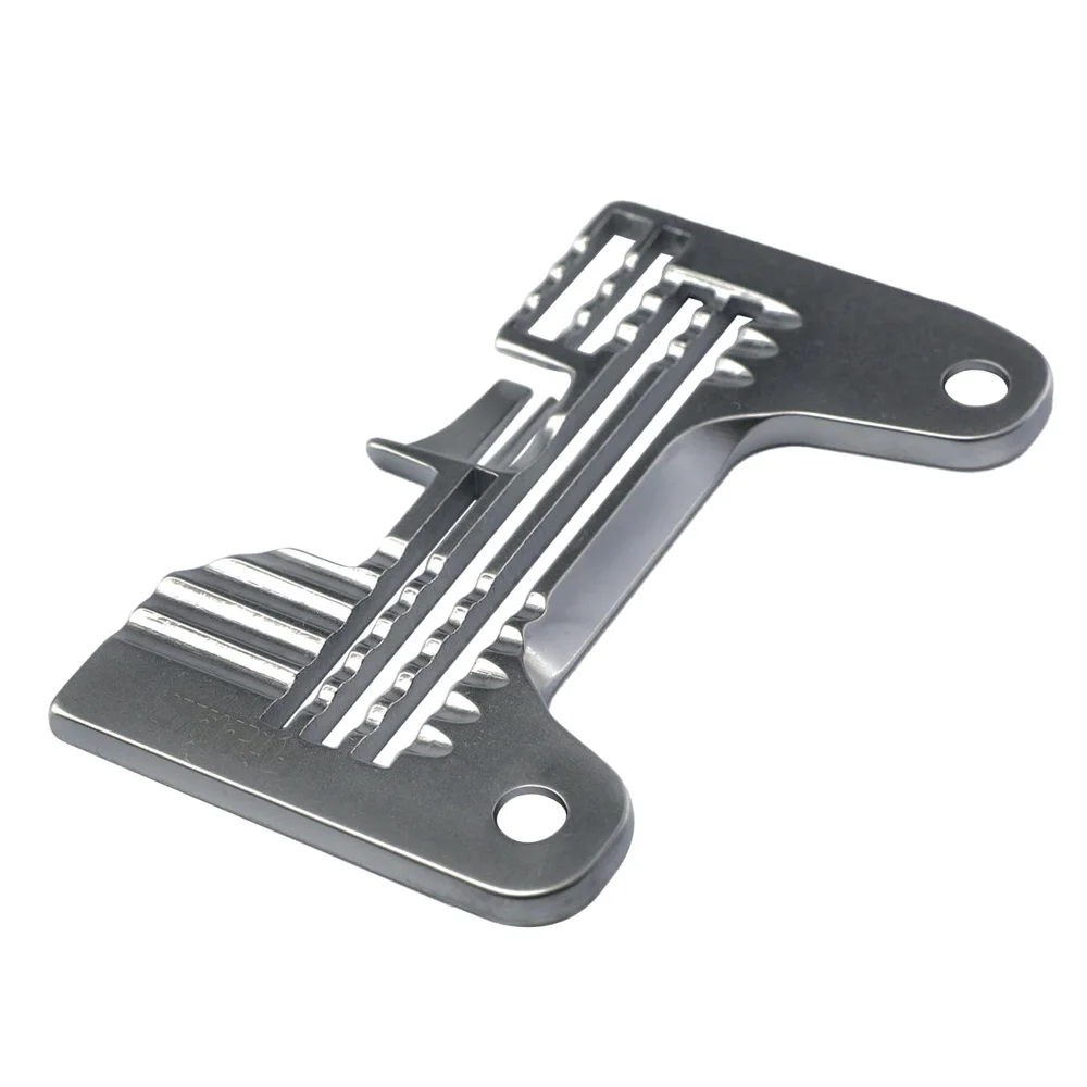 277505R40 صفيحة الإبرة مناسبة لماكينات الخياطة الأوفرلوك بـ 4 خيوط Pegasus EX5214، Siruba 988، JUKI MO-6800، Jack JK-798، C3، C4