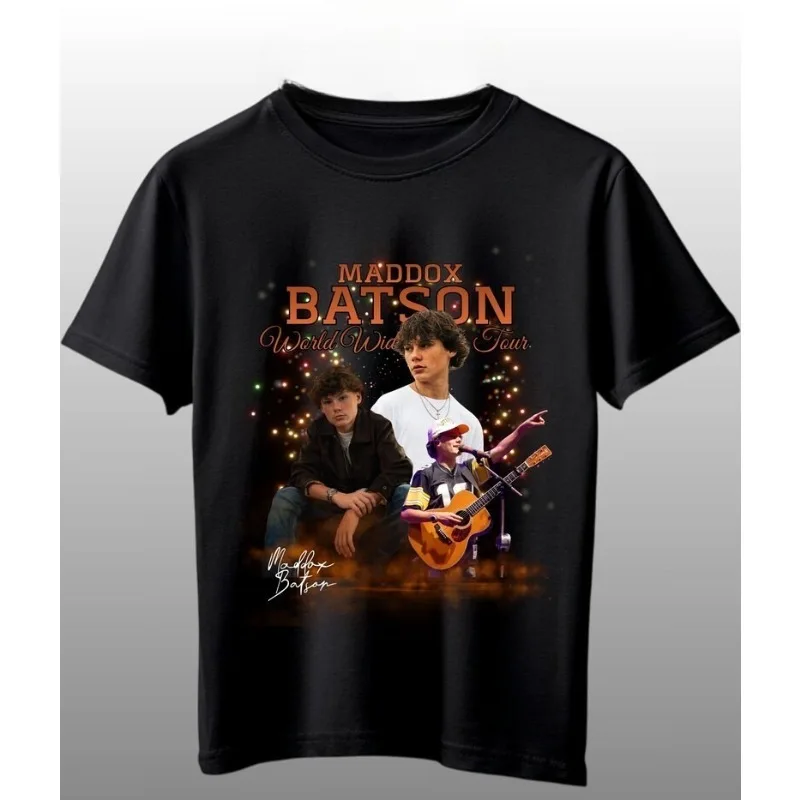 Maddox Batson Merch 2026 Unisex T-shirt Men Short Sleeve Tops fashion Tee Clothes Causal Y2K Tops