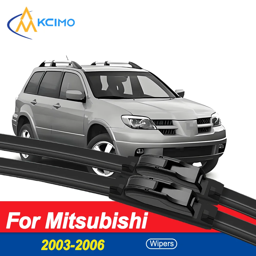 

2PCS New Wiper Blades for Mitsubishi Outlander CU/ZE/ZF 2003-2006 Mitsubishi Airtrek Mitsubishi Montero Outlander (South America