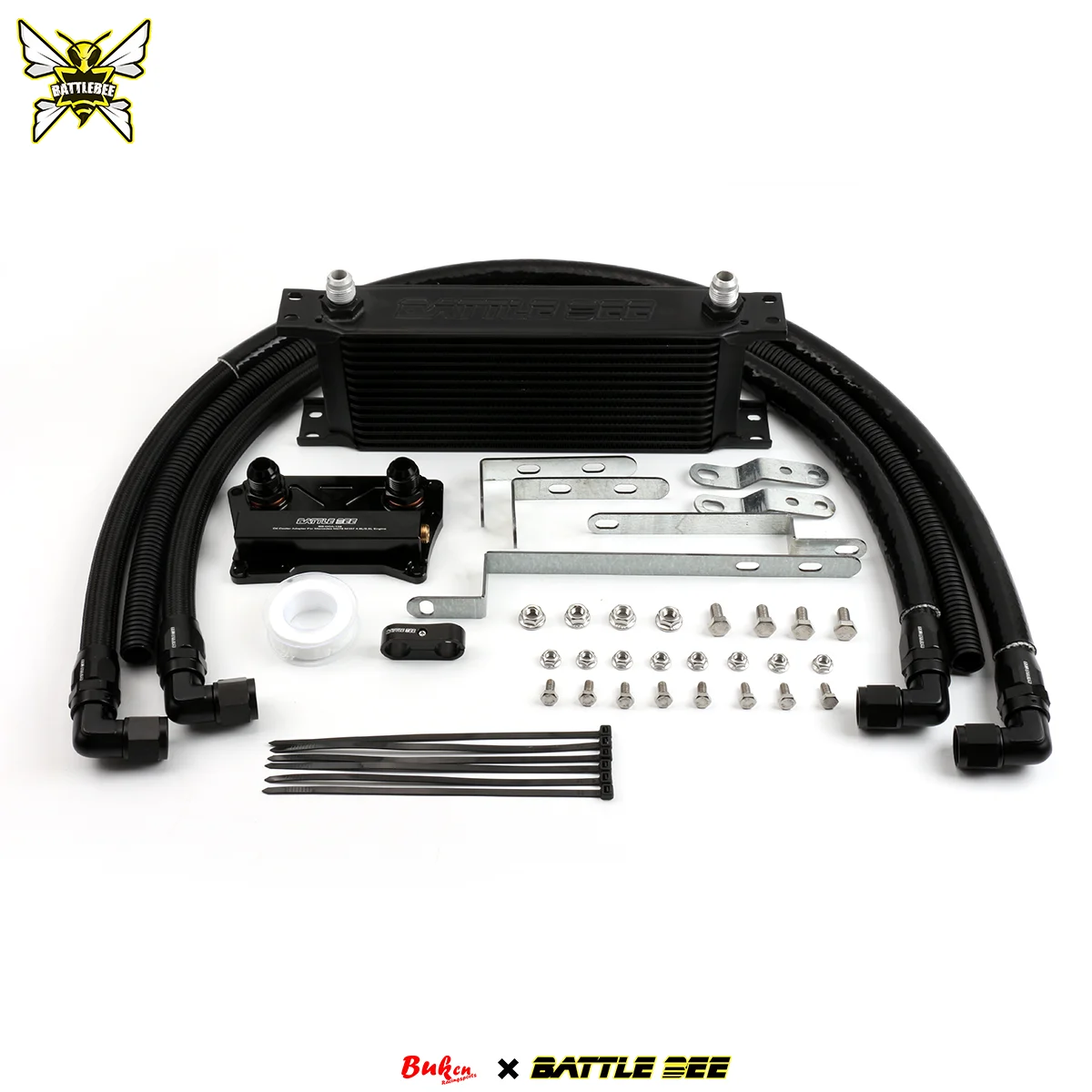 

AN10 Aluminum 19 Rows British Type Car Engine Oil Cooler Cooling Radiator For Mercedes-BENZ M278 M157 4.7/5.5L V8 BB-OCK-157