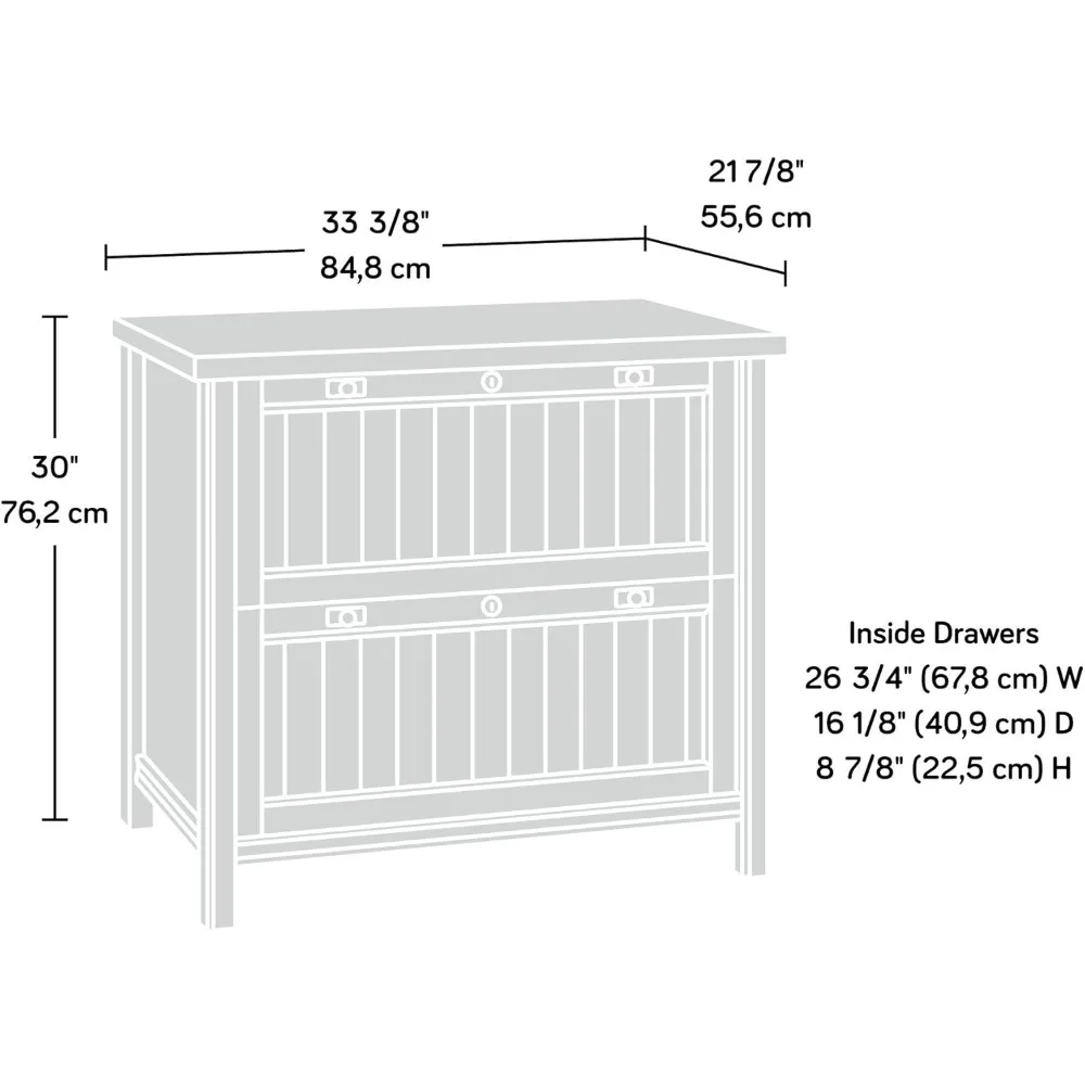 Lateral File, Chalked Chestnut finish