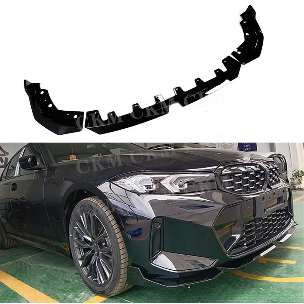 

Car Body Kits For Bmw 3 Series G20 G28 M340i 2023+ ABS Front Bumper Lip Guard Chin Spoiler Styling Decoration Accessories