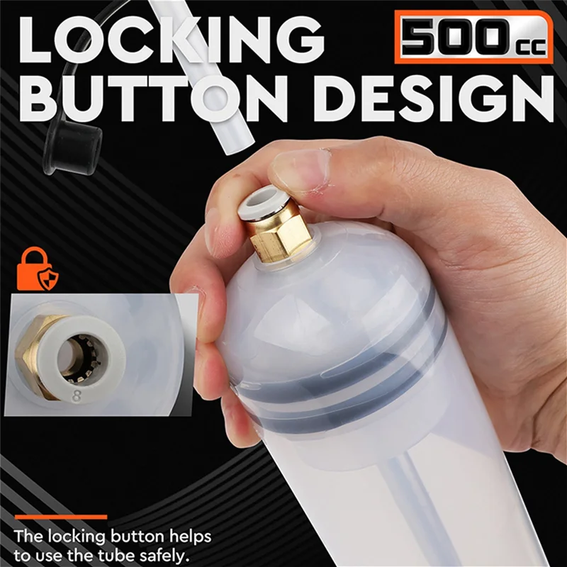 A50I 500ML Auto Handmatige Remoliepomp Overdracht Extractie Vloeistof Autoolie Vloeistof Extractor Vullen Fles Olie