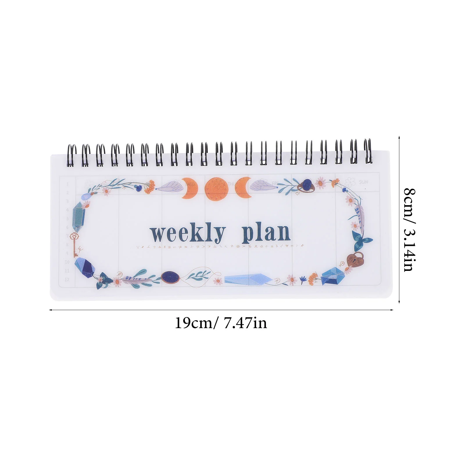 Tearable Weekly Planner Portable Coil Flip-Up Notepad (Garland Planner) Binder Academic The Notebook Notebooks Spiral Compact