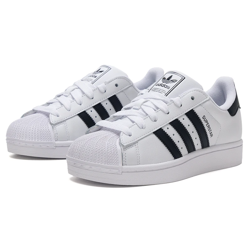 

Adidas Originals Superstar Ii женские кроссовки ретро кроссовки с открытым носком легкая дышащая повседневная обувь Jq4098