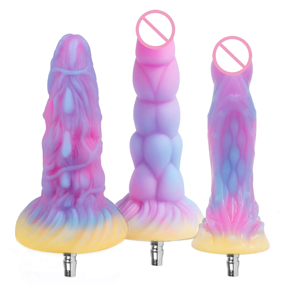 

ROUGH BEAST Silicone Dildo Attachments for Vac-U-Lock Sex Machine Women and Men Masturbation Suction Cup Anal Plug Sex Toys