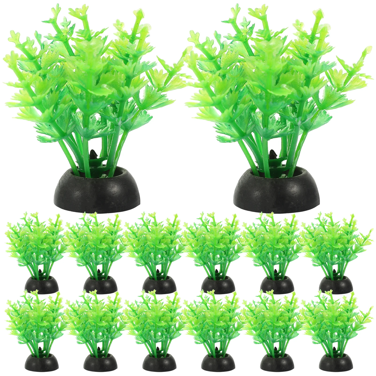 

20pcs Plant Decorations Realistic Plastic Plants Small Accessories For Betta Freshwater Aquarium Water Grass Aquarium