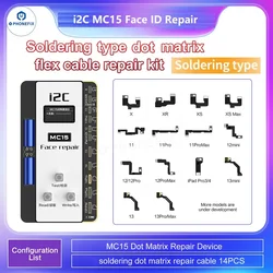 i2C MC15 Face ID Lettura Scrivi Programmatore Saldatura Dot Matrix Cavo Della Flessione di Ricambio FPC Per iPhone X 11 12 13 Pro Max Strumento di Riparazione