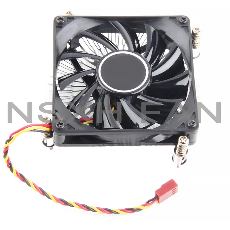 HTPC 1U Server CPU Cooler Copper Skiving Fin Heatsink For 1150 1151 1155 1156 i3 i5 Industrial Computer Passive Cooling