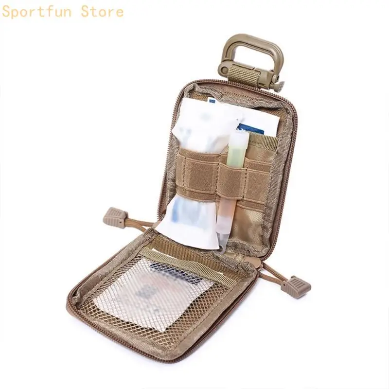 Multifunctional Molles Bumbag Small Tool Bag Outdoor Belt Bag Small Storage Bag Tacticals Utility Bag for Cycling X7JD