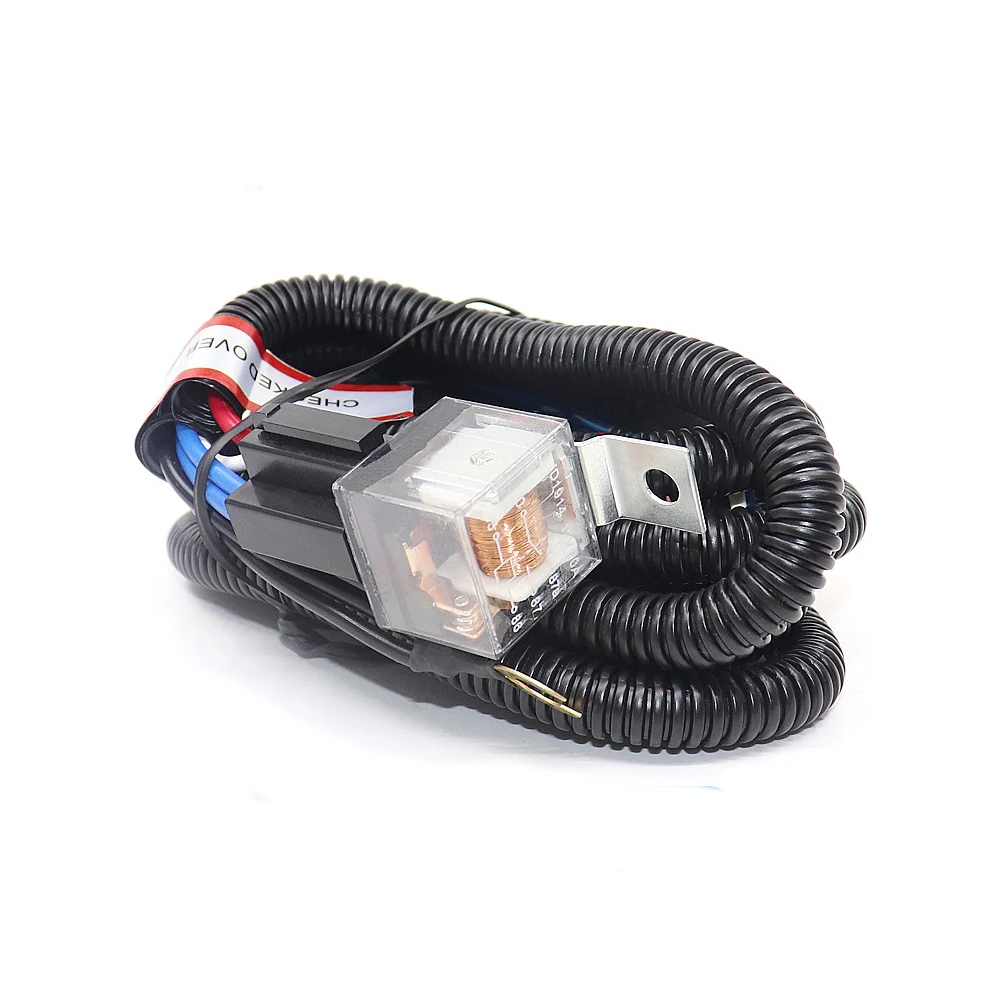 1 Set Cablaggio per clacson per lumache per auto Cablaggio per modifica senza danni Cablaggio per relè clacson 12V/24V