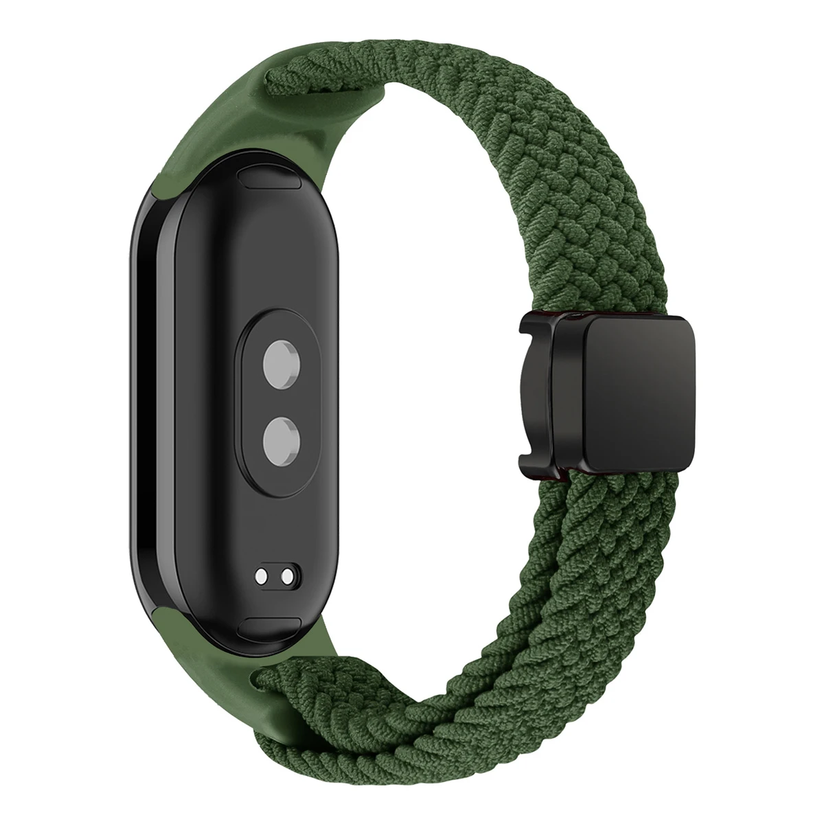 Нейлоновый эластичный браслет Solo для Xiaomi Mi Band 9, регулируемый плетеный браслет с магнитной застежкой для Mi Band 8, ремешок